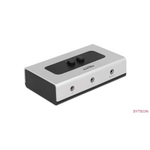 DeLock Switch Stereo Jack 3.5 mm 2 port manual bidirectional