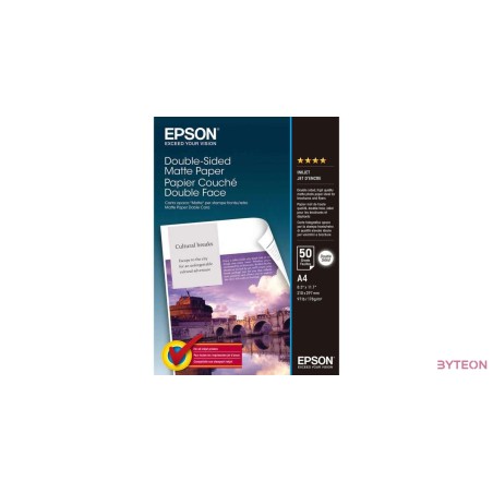 Epson Double-Sided Matte Paper, DIN A4, 178g/m?, 50 Sheet