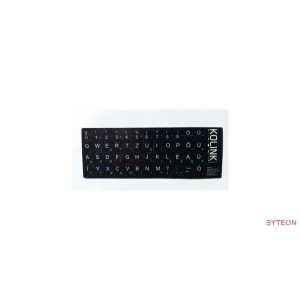 Kolink Billentyűzet matrica HU Black/White