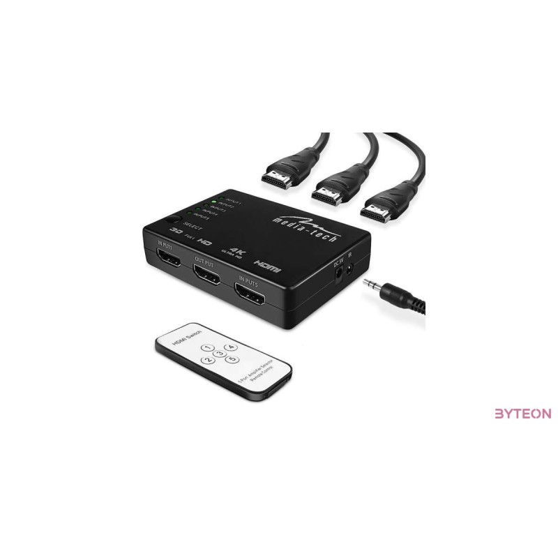 Media-Tech MT5207 5xHDMI SWITCH 4K