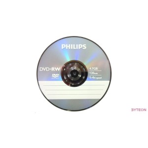 Philips DVD-RW 4,7Gb 4x (1-es címke)