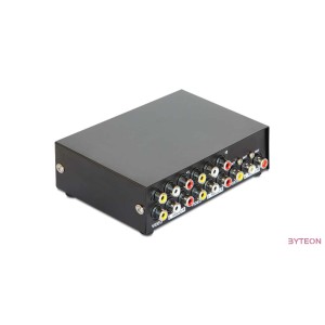 DeLock Audio/Video 4 port manual bidirectional Switch