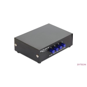 DeLock Audio/Video 4 port manual bidirectional Switch