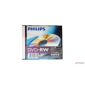 Philips DVD-RW 4,7Gb 4x (1-es címke)