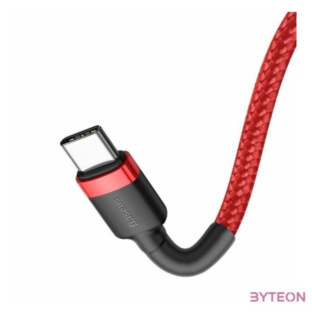 Baseus  Cafule USB Type-C - USB Type-C QC3.0 cable 1m Red