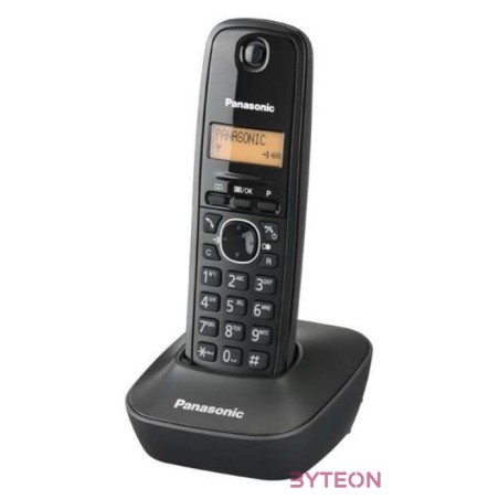 Panasonic KX-TG1611HGH DECT cordless hívóazonosítós telefon Grey