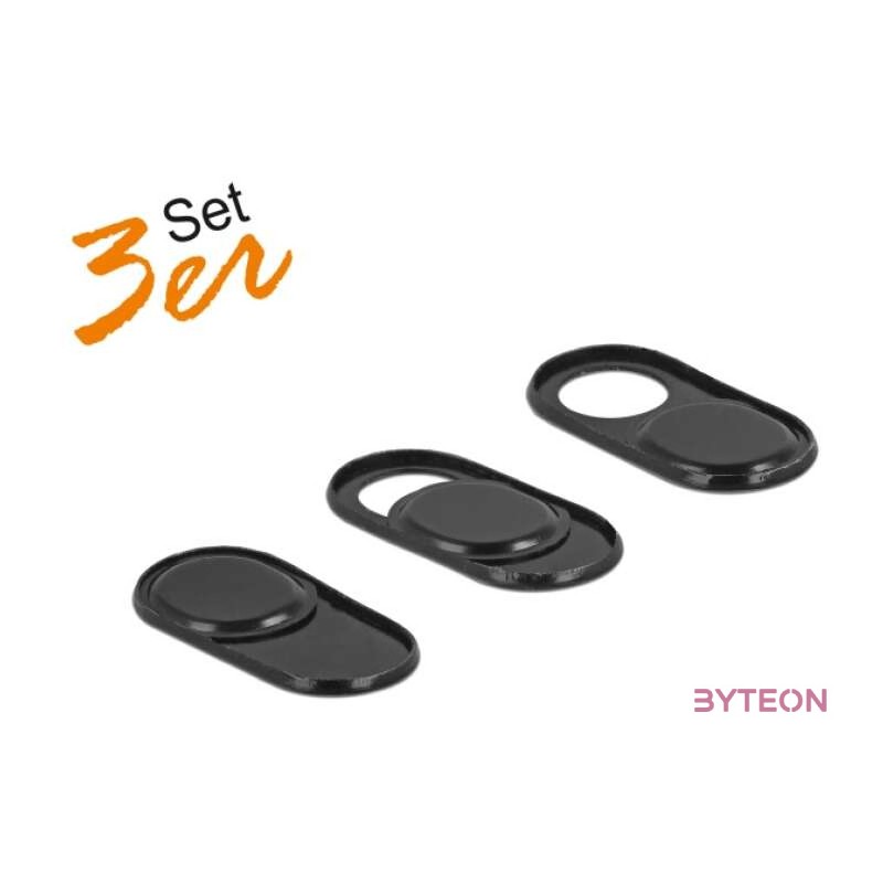 DeLock Webcam Cover for Laptop, Tablet and Smartphone 3 pack