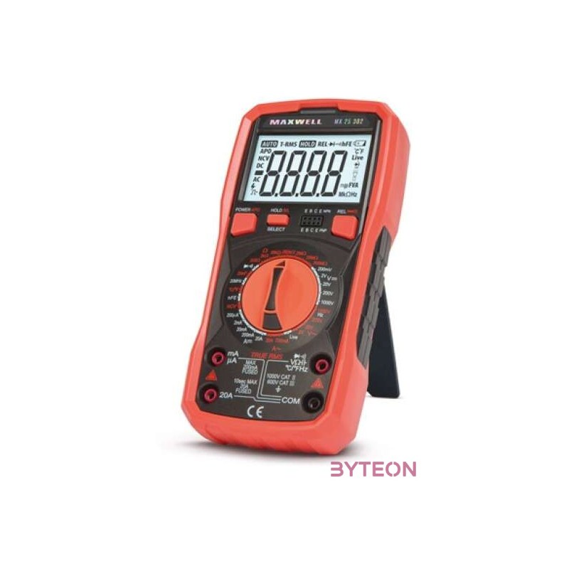 Maxwell Digitális multiméter (TRUE RMS) 25302