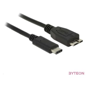 DeLock USB (USB 3.1, Gen 2) USB Type-C dugó  USB Micro-B típusú dugó 0,5m Black