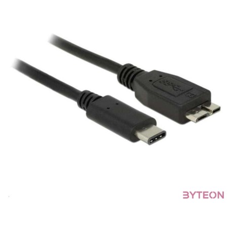 DeLock USB (USB 3.1, Gen 2) USB Type-C dugó  USB Micro-B típusú dugó 0,5m Black