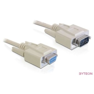 DeLock Serial RS-232 Sub-D9 male  RS-232 Sub-D9 female 1m extension Cable