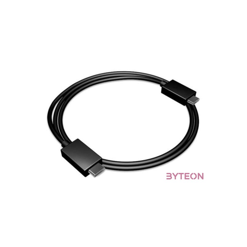 Club3D USB3.1 Type C - USB3.1 Type C 0,8m kábel Black