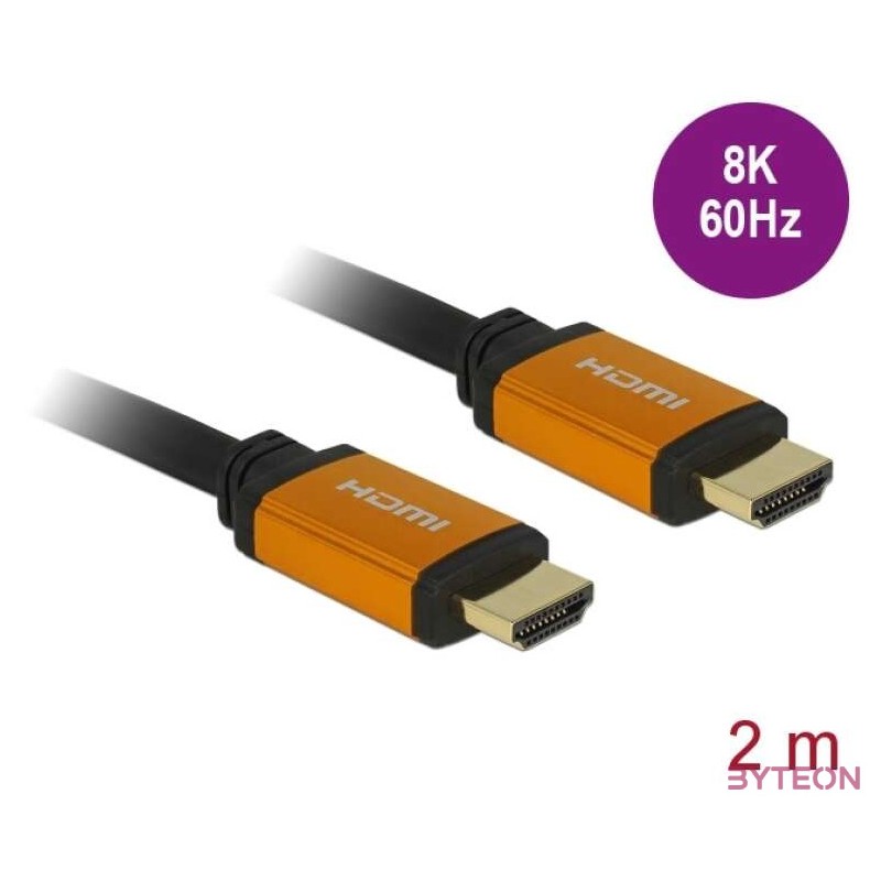 DeLock Ultra High Speed HDMI Cable 48 Gbps 8K 60 Hz 2m