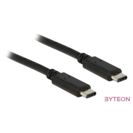 DeLock USB Type-C 2.0 - USB Type-C 2.0 Black 1m