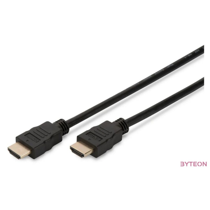 Assmann HDMI High Speed Ethernet connection cable type A M,M 5m Black