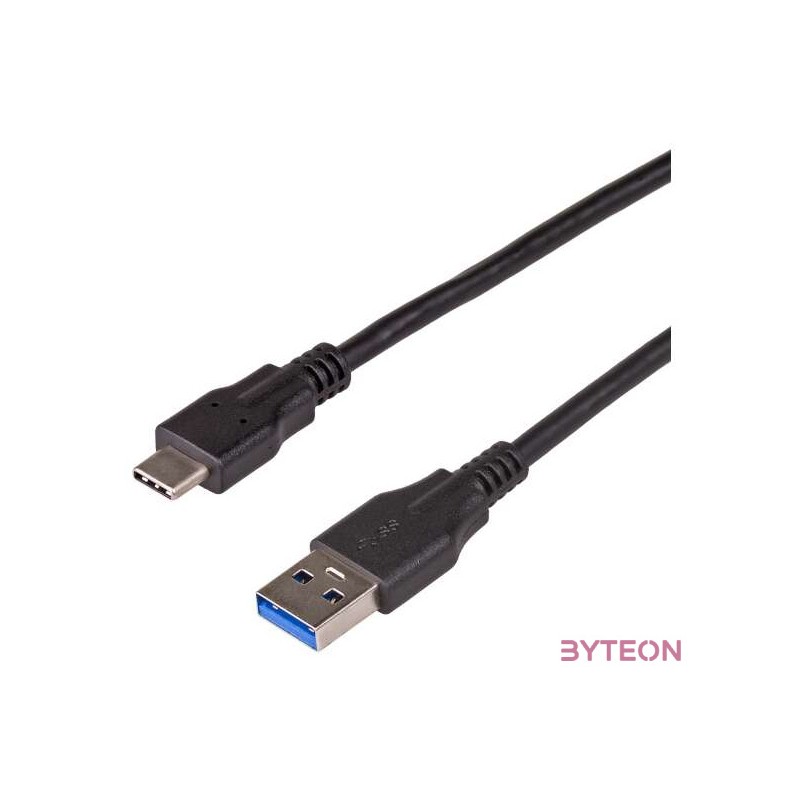 Akyga USB 3.1 type C , USB A cable 1m Black