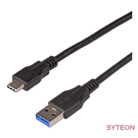 Akyga USB 3.1 type C , USB A cable 1m Black