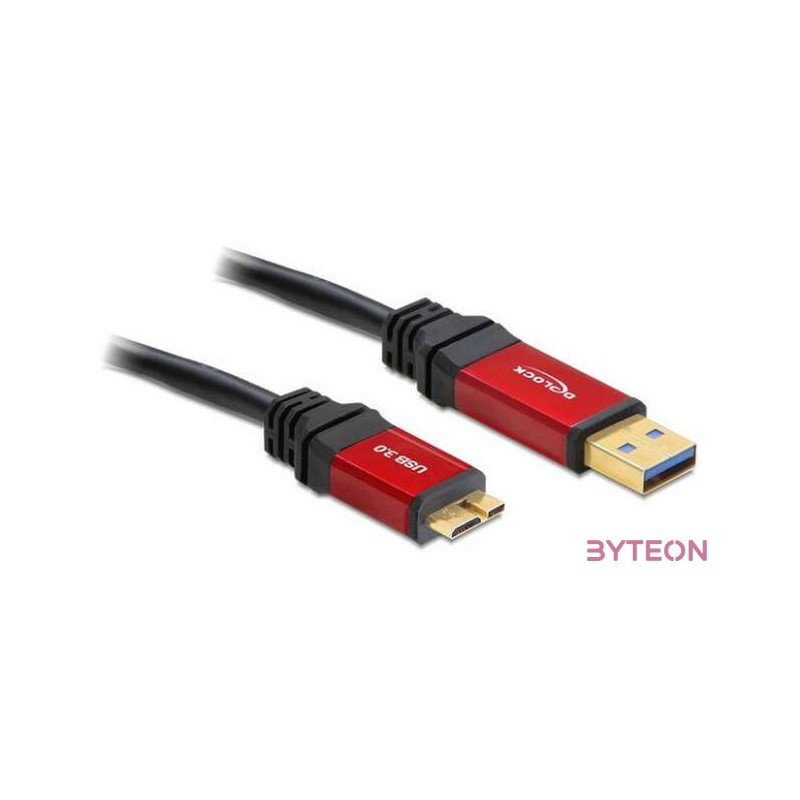 DeLock Cable USB 3.0 Type-A male  USB 3.0 Type Micro-B male 1m Premium