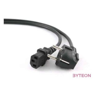 Gembird Hálózati tápkábel 1,8m Black