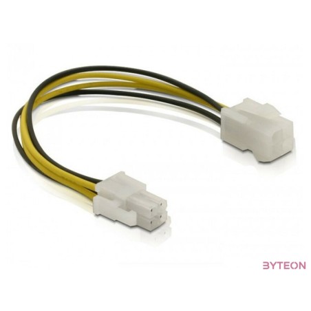 DeLock Extension cable P4 4 pin male  P4 4 pin female 15cm