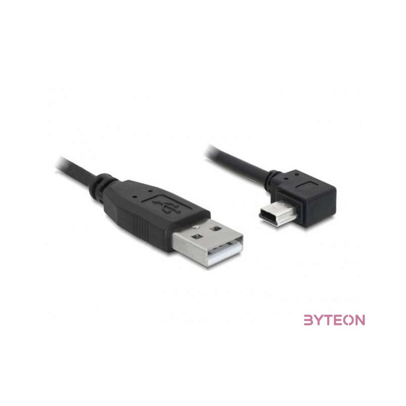 DeLock Cable USB 2.0-A male  USB mini-B 5pin male angled 5m