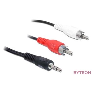 DeLock Cable Audio 3.5 mm stereo jack male  2x RCA male 3m