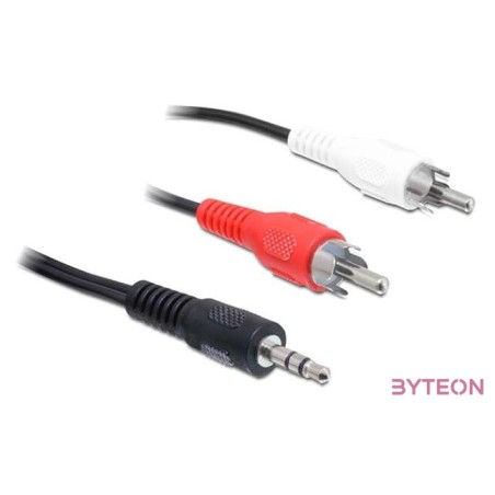 DeLock Cable Audio 3.5 mm stereo jack male  2x RCA male 3m