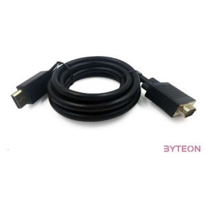 Gembird CCP-DPM-VGAM-6 DisplayPort to VGA adapter cable 1,8m Black