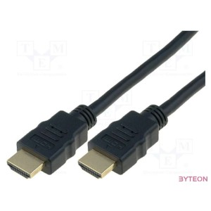 Assmann HDMI High Speed Ethernet connection cable type A M,M 5m Black
