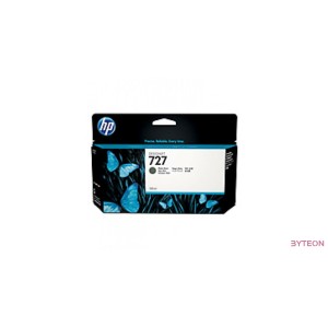 HP 727 (B3P22A) - Fekete Matt, nagy kapacitású