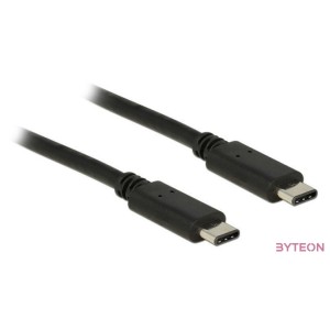 DeLock USB Type-C 2.0 - USB Type-C 2.0 Black 1m