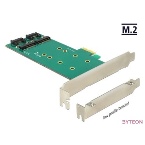 DeLock PCI Express Card  2x internal M.2 Key B 110mm Low Profile Form Factor