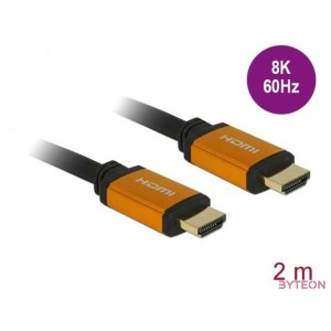 DeLock Ultra High Speed HDMI Cable 48 Gbps 8K 60 Hz 2m