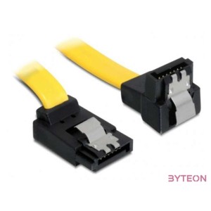 DeLock Cable SATA 6 Gb,s up,down metal 20 cm