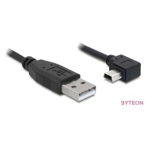 DeLock Cable USB 2.0-A male  USB mini-B 5pin male angled 5m