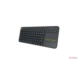 Logitech K400 Plus Touch (HU, Vez.nélküli) - Fekete