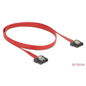 DeLock Cable SATA FLEXI 6 Gb,s 50cm Red Metal