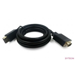 Gembird CCP-DPM-VGAM-6 DisplayPort to VGA adapter cable 1,8m Black