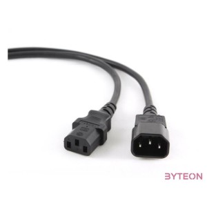 Gembird PC-189-VDE Power cord (C13 to C14) VDE approved 3m Black