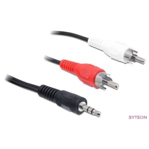 DeLock Cable Audio 3.5 mm stereo jack male  2x RCA male 3m