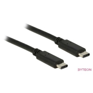 DeLock USB Type-C 2.0 - USB Type-C 2.0 Black 1m