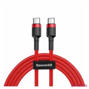 Baseus  Cafule USB Type-C - USB Type-C QC3.0 cable 2m Red