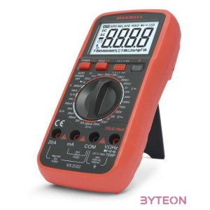 Maxwell Digitális multiméter (TRUE RMS) 25302