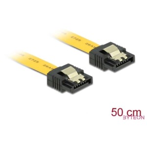 DeLock SATA 6 Gb,s straight,straight metal 50cm kábel