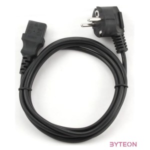 Gembird Hálózati tápkábel 1,8m Black