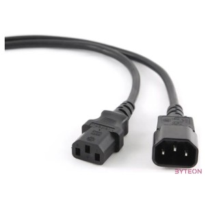 Gembird PC-189-VDE Power cord (C13 to C14) VDE approved 3m Black