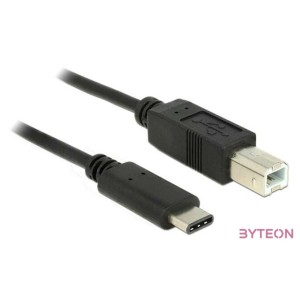 DeLock USB Type-C 2.0 - USB2.0 B Black 1m