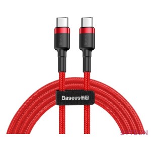 Baseus  Cafule USB Type-C - USB Type-C QC3.0 cable 2m Red