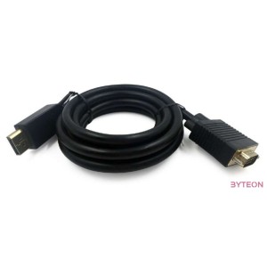 Gembird CCP-DPM-VGAM-6 DisplayPort to VGA adapter cable 1,8m Black