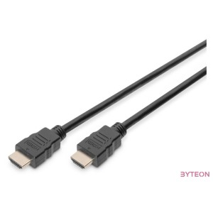 Assmann HDMI High Speed Ethernet connection cable type A M,M 5m Black